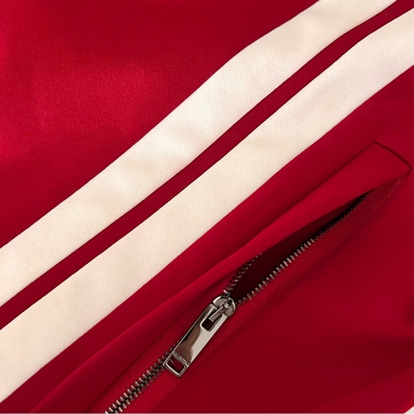 VALENTINO Archive men’s Track Jacket red white stripes bands made in Italy US 46 - Picture 12 of 16